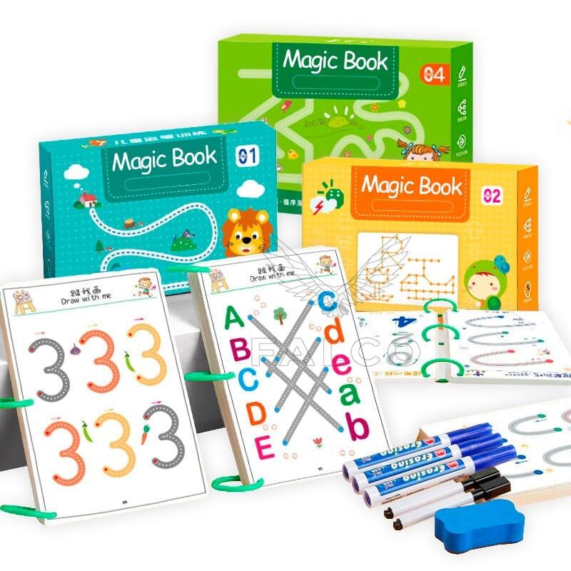 Caderno de Traço e Desenho Infantil Magic Book + Ebook Desenvolvimento Infantil (BRINDE!)